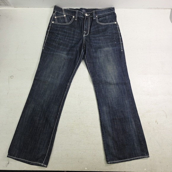 Rock & Republic Other - Rock & Republic Men's Jeans 34x30 Dark Wash Thick Stitch Boot Cut Flap Y2K NWOT